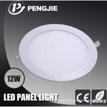 Lámpara ultra delgada del panel de luz LED 12W para sala de estar